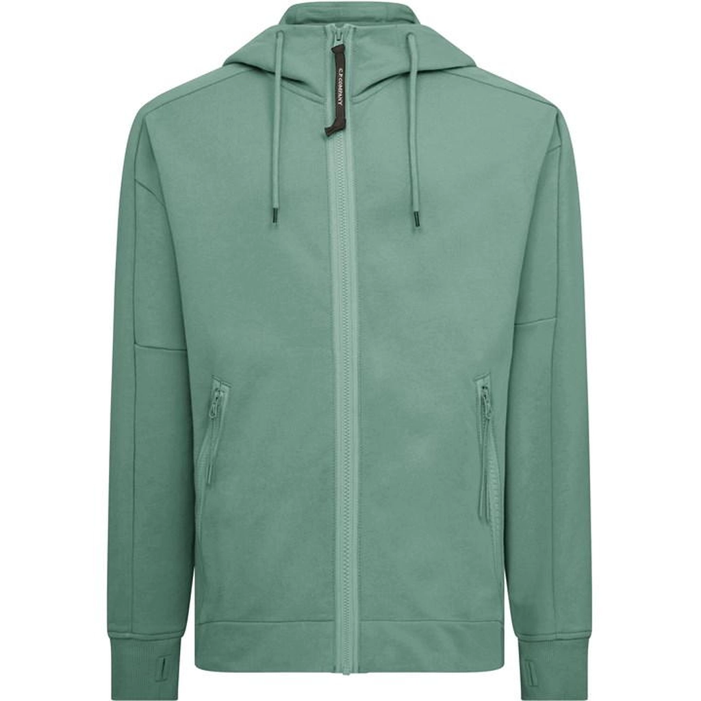 CP Company Full Zip Goggle Hoodie - Green
